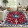 thumbnail image 4 of 4'x6' runner carpet carpet non slip grip area rug modern high pile area rug natural area rug, 4 of 7