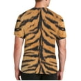 thumbnail image 2 of Halloween Costume Tiger All Over Mens Costume T Shirt with Tiger Ears Headband, 2 of 4