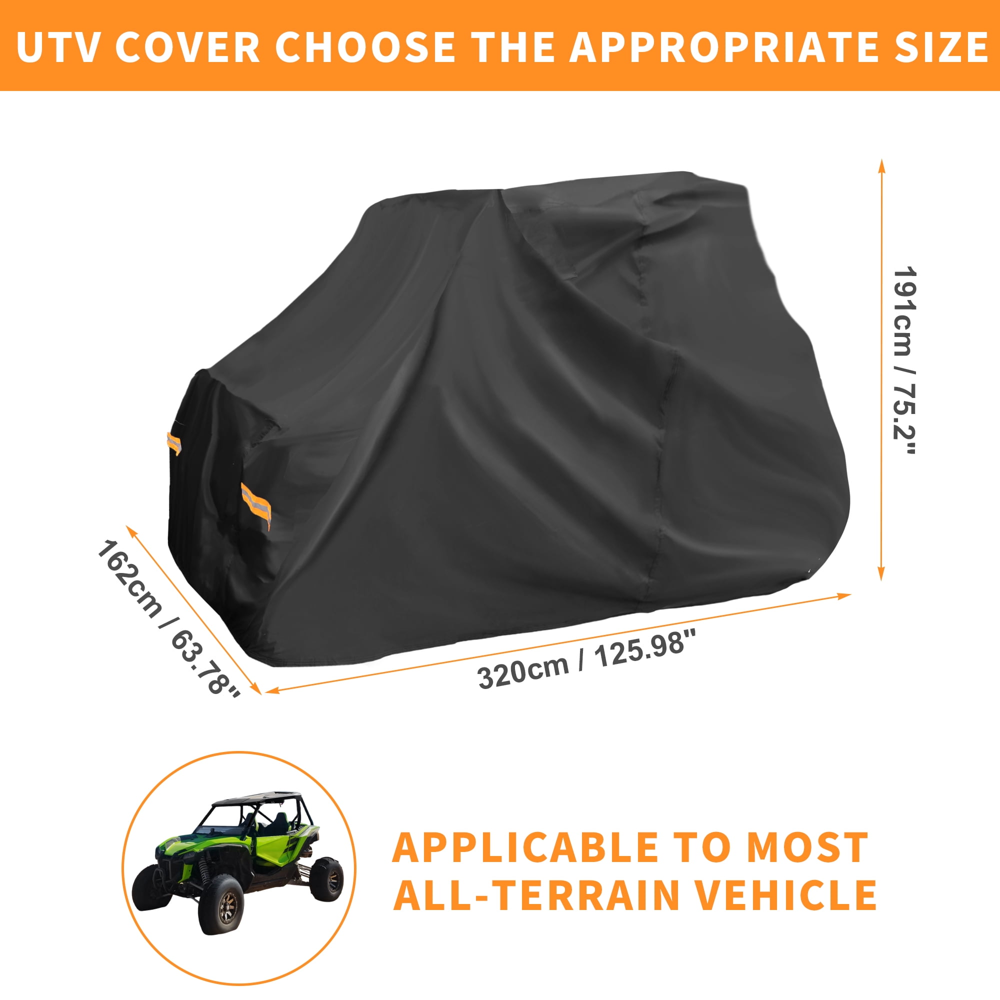Unique Bargains UTV Cover for Polaris XP/ADV and for Honda Talon 1000x Protection