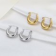 thumbnail image 5 of Earrings for Women, 14K Gold plated Hoop Earrings for Women & Silver Hoop Earrings for Women, Hypoallergenic Earrings Set for Women, Trendy Jewelry Gifts for Lover Mom, 5 of 5