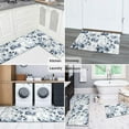 thumbnail image 5 of Pioneer Flower Floral Print Pattern Kitchen Rugs Sets Of 2,Anti Fatigue Kitchen Mat Rugs Non Slip Washable,Decorative Kitchen Floor Mats for Kitchen,Sink,Laundry,17"x30"+17"x47", 5 of 7