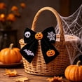 thumbnail image 5 of Roiihwy Large Halloween Bows Wreath, Pumpkin Bat Star Bows for Front Door, Black Ornament Tree Topper Bows for Halloween Indoor Outdoor Decor, 5 of 6