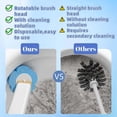 thumbnail image 3 of Disposable Toilet Brush with 36 Refills,Toilet Bowl Cleaner,Toilet Cleaning Supplies,Wall Mounted Toilet Wand Brush Kit with Holder for Bathroom Cleaning & Hygiene Bathtub Maintenance, 3 of 8