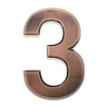thumbnail image 2 of 2x licencia de cobre del número de , señal 0-9 de de la etiqueta engomada dígitos de la dirección de la c, 2 of 8