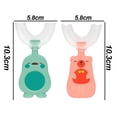 thumbnail image 2 of Cepillo de dientes en forma de U para niños, blanqueamiento dental, 2 of 5