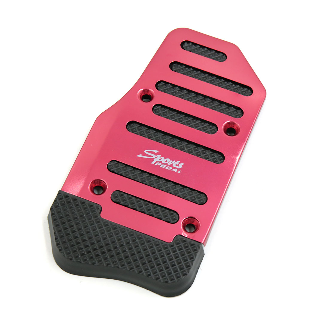 2 in 1 Red Auto Car Manual Transmission Accelerator Clutch Brake Foot Pedal Pad