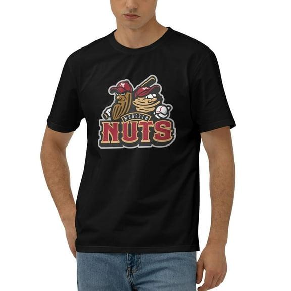 Modesto Nuts Men'S 170g Combed Cotton Short Sleeve T-Shirt