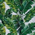 thumbnail image 5 of Orinice Tropical theme shower curtain set, green bathroom set, banana leaf decoration 69x72, 5 of 7