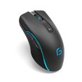 thumbnail image 2 of X9 Portable Bluetooth-compatible 4.0 + 2.4Ghz Wireless Dual Mode 2 In 1 Mouse for Laptops - Black, 2 of 5