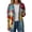 Multicolor, variant on Women Summer Casual Jackets Loose Open Front Long Sleeve Coats Vacation Beach Floral Printed Tops