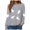 Grey_1, variant on Godom Halloween Sweatshirts for Women Pumpkin Graphic Long Sleeve Tunic Shirts Crewneck Loose Pullover Tops 2025 Trendy Outfit