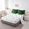 thumbnail image 5 of Castle Fairy Boys Futuristic Cubes Bedding Comforter Set,Gradient Plaid Full Bedding Set, 5 of 8