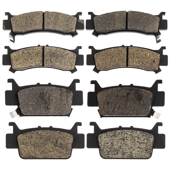 Niche Complete Organic Brake Pad Kit for Honda Pioneer 1000 UTV MK1002425