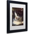 thumbnail image 2 of Trademark Fine Art 'Precious Moment' Canvas Art by Jenny Newland, White Matte, Black Frame, 2 of 4