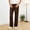 Coffee, variant on Boys Casual Pants Size 4-15 Adjustable Waist Solid Color 100% Cotton Straight Leg Loose Fit Long Pants for Kids Outdoor Play Daily Army Green Size 6