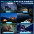 thumbnail image 5 of BNISE Night Vision Monocular for Adults and Kids, Night Vision Scope for 100% Darkness 16X Zoom  Infrared Monocular Telescope for Camping, Wildlife Observation, 5 of 9