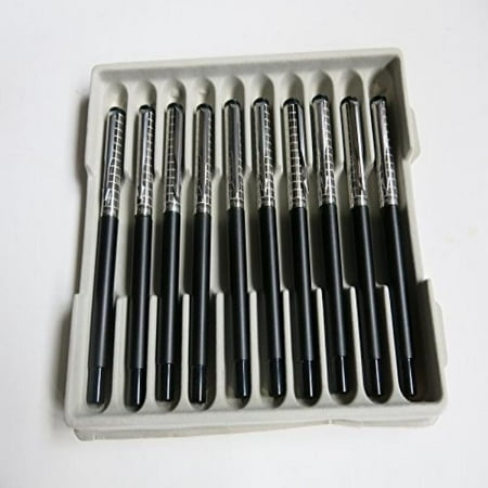 Parker Vector Black SS Chiselled Rollerball Pen (Tray of 10)