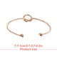 thumbnail image 3 of Sonducket Brazalete de brazo, joyería de Metal, exquisito brazalete para mujer, adorno para el cuerpo, adorno de mano, para brazos con forma Ropa, zapatos y accesorios Miscelánea Nudo, Oro Rosa, 3 of 6