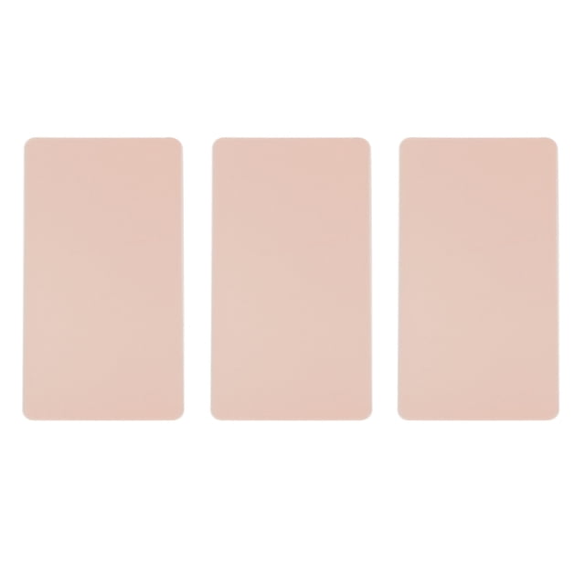 PISTING Silicone Pads Practicar la piel Soft Elástico Doble Lateral Doble Accesorios engrosados para Artistas Principiantes Profesionales 3 PCS 2mm Inevent CE001384-00
