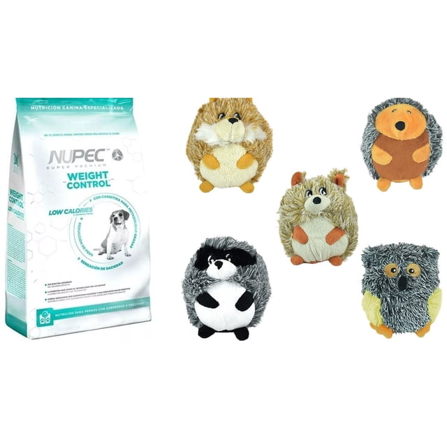 Paquete Nupec weight control 15 kg + 1 Juguete barrigon squeaker Fancy pets