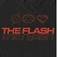 thumbnail image 2 of Men's The Flash Heroes Classic Emblems  Graphic Tee Black Medium, 2 of 5