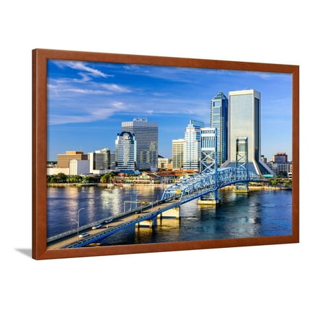  Jacksonville  Florida  USA Downtown City Skyline on St 