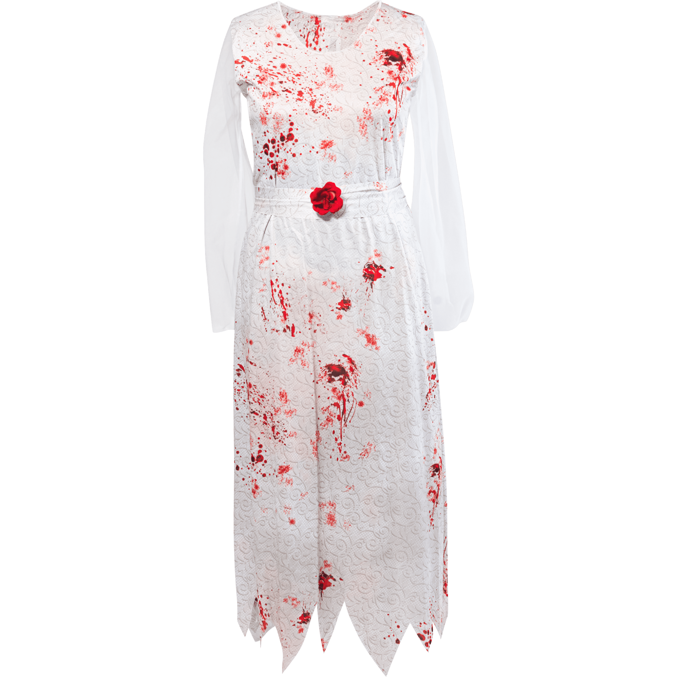 Ghost Bride Halloween Costume for Adults, Women's Size S (4/6), by Way to Celebrate