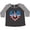 Baseball Smoke and Heather, variant on Inktastic Boston Terrier Dog US Flag July 4th Women's Plus Size T-Shirt