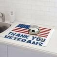 thumbnail image 6 of Sikiie Thank You Veterans Dish Drying Mat, Kitchen Counter Mat, Self Drying Mat for Kitchen Counter Dish Drying Pad ,for Dishes, Utensils, Pots and Pans(24" x 18"), 6 of 7