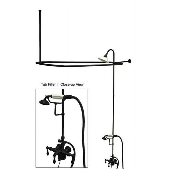 Kingston Brass  Vintage Shower Package - Oil Rubbed Bronze Finish