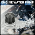 thumbnail image 2 of Bomba de agua Unique Bargains, con kit de polea tensora No.4694307AC/4781570AB para Chrysler Pt Cruiser tono plateado, 1 juego, 2 of 7
