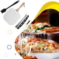 thumbnail image 3 of Matsuzay 4 Uds. Herramientas de pan de Pizza con revestimiento antiadherente de aleación de aluminio para hacer Pizza fácil de limpiar a Cocina y Comedor, 3 of 6