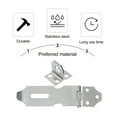 thumbnail image 2 of 20pcs Stainless Steel Padlock Hasp Latch Padlock Clasp for Door Window Cabints, 2 of 9
