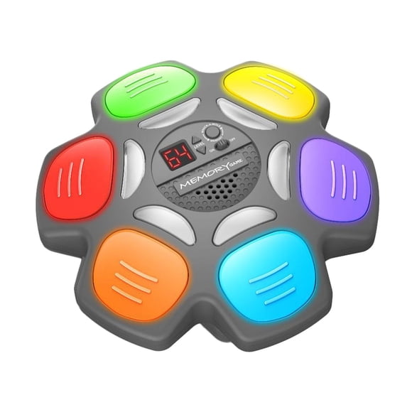 Juego de memoria electrónico clásico para niños y niñas, ideal para entrenar la memorización a partir de 6 años. Forma de bola