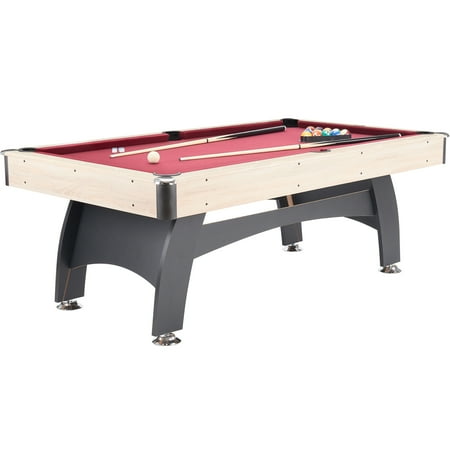 Airzone 84  Pool Table with Accessories  Red Felt