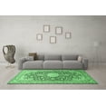 thumbnail image 3 of Ahgly Company Indoor Rectangle Medallion Emerald Green Traditional Area Rugs, 7' x 10', 3 of 4