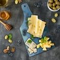 thumbnail image 5 of Mystic Cutting Board, Aerial of Mystic Mountain Landscape with Autumn Trees in the Mist Wilderness Image, Tempered Glass Cutting and Serving Board, Wine Bottle Shape, Grey Orange, by Ambesonne, 5 of 5