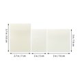 thumbnail image 4 of Miangastore 6pcs Transparent Sticky Memo Pads for Daily Use PET Material Strong SelfAdhesive 50 Sheets per Pad, 4 of 8