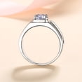 thumbnail image 3 of 1/2 Carat Moissanite Ring for Men S925 Sterling Silver Moissanite Men Diamond Rings Moissanite Engagement Rings for Men Lab Grown Diamond Wedding Rings Men's Promise Rings, 3 of 7