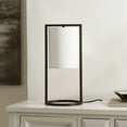 thumbnail image 5 of SAFAVIEH Tamiko 18 in. Modern Black Iron Table Lamp with White Cotton Shade, 5 of 6