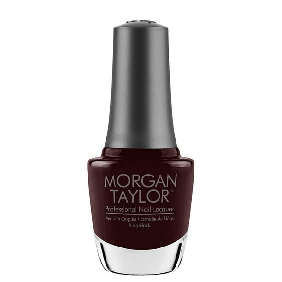 Esmalte de uñas Morgan Taylor (baya de cereza negra) Esmalte de uñas de color rojo oscuro Esmalte de uñas de larga duración Esmalte de uñas de color rojo oscuro Esmalte de uñas de dedo 5 onzas