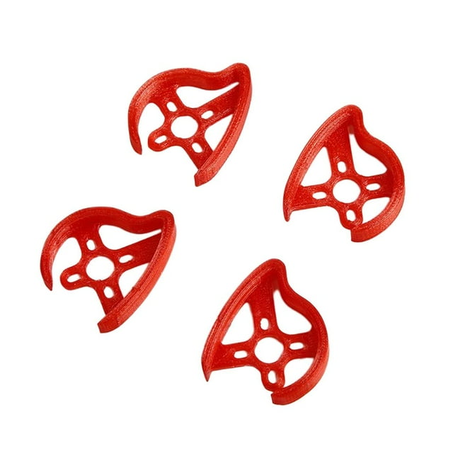 4 piezas de protección de cubierta de plástico de motor de rojo para IX5 / XL5 / XL6 / XL7 / XL8 V3 DIY