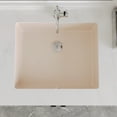 thumbnail image 4 of DV-1U201BN DeerValley Ursa 20" X 15.6" Rectangular Vitreous China Undermount Bathroom Sink with Overflow, 4 of 12
