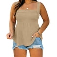 thumbnail image 5 of Noric Plus Size Tank Topss for Women Sleeveless Camisole Topss Casual Summer 2026 Babydoll Blouse, 5 of 8