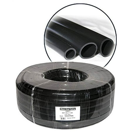 4 Inch Ss Tubing - Alpine Wall PVC Black Tubing, 3.74 Inch Tall