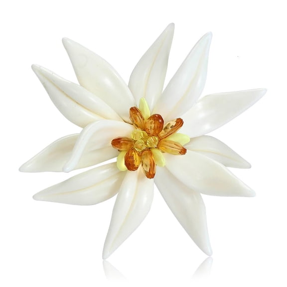 LICEWO Enamel Flower Brooch Simple Korean Design Lapel Pin Great as Thoughtful Gift