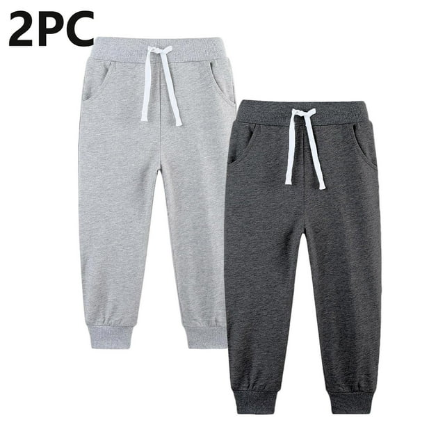 YUNAFFT Pantalons Jogger Unis pour Garçons avec Poignets Design Thermique Hiver Décontracté Mode Urbaine
