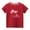 Red, variant on MeetoTime Valentine's Day Printed Kids Short Sleeve Tops Casual Cotton T-Shirt for Boys Girls Summer Clothes