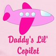 thumbnail image 2 of CafePress - Daddys Lil Copilot Body Suit - Baby Light Bodysuit, Size Newborn - 24 Months, 2 of 4