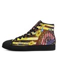 thumbnail image 3 of American flag Faith Hope Love High Top Canvas Shoes Sneakers Black Size 4.5, 3 of 7
